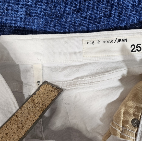 Rag & Bone Dre Slim Boyfriend Jean White 25 - Picture 3 of 8